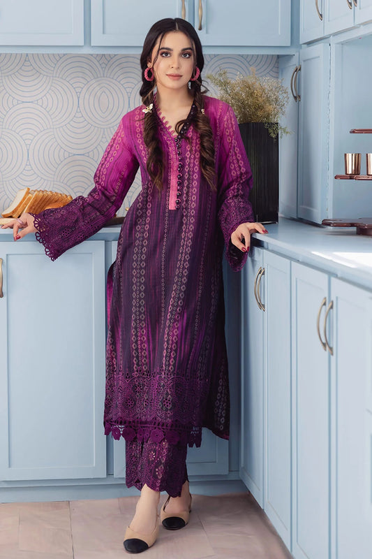 Ballerina By Nureh Embroidered Chikankari Lawn Suits Unstitched 2 Piece NU2- 89