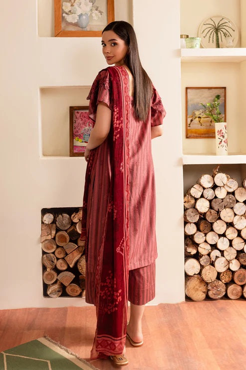 Ripple by Rashid Textile Embroidered Lawn 3 piece Unstitched Dress - REL-8900