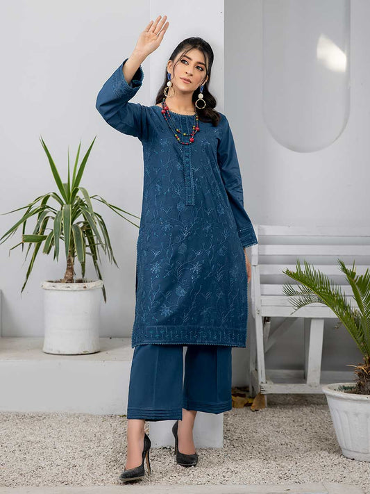 Nisha by Aalaya Embroidered Lawn Unstitched Shirt NEK2- D08