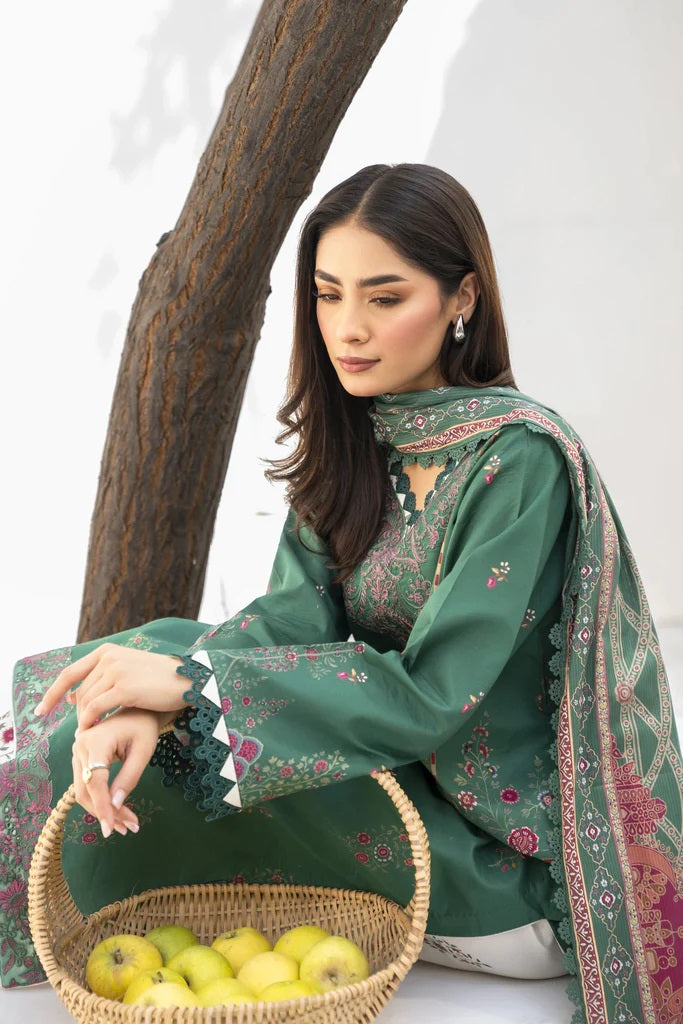 Shezlin by Aabyaan Embroidered Chikankari Suits Unstitched 3 Piece AS-AR-08 ESHAAL  - Summer Collection