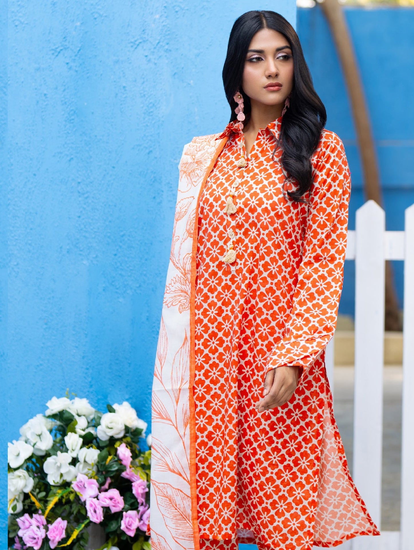 Salina by Regalia Textile Printed Lawn 3 Piece Unstitched Dress - RSPL-08 Summer Collection