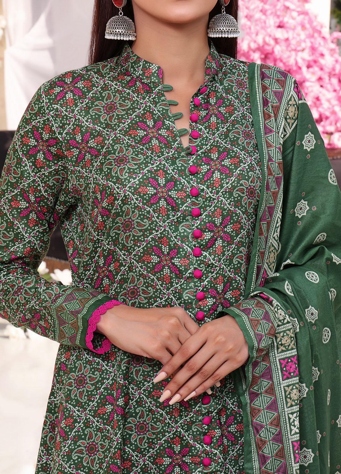 VS Signature Printed Lawn Suits Unstitched 3 Piece VS23-D903-A