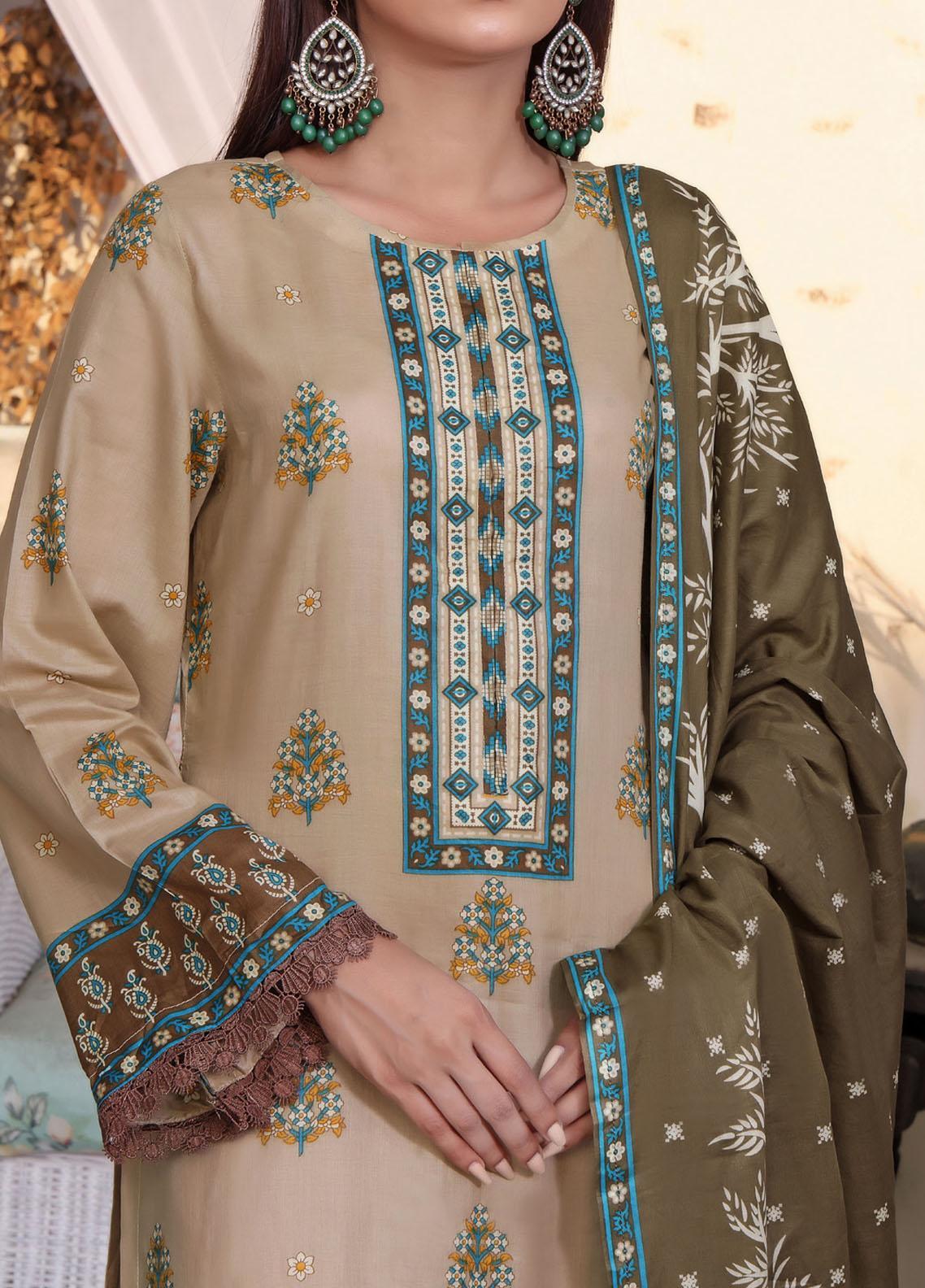 VS Signature Printed Lawn Suits Unstitched 3 Piece VS23-D904-B