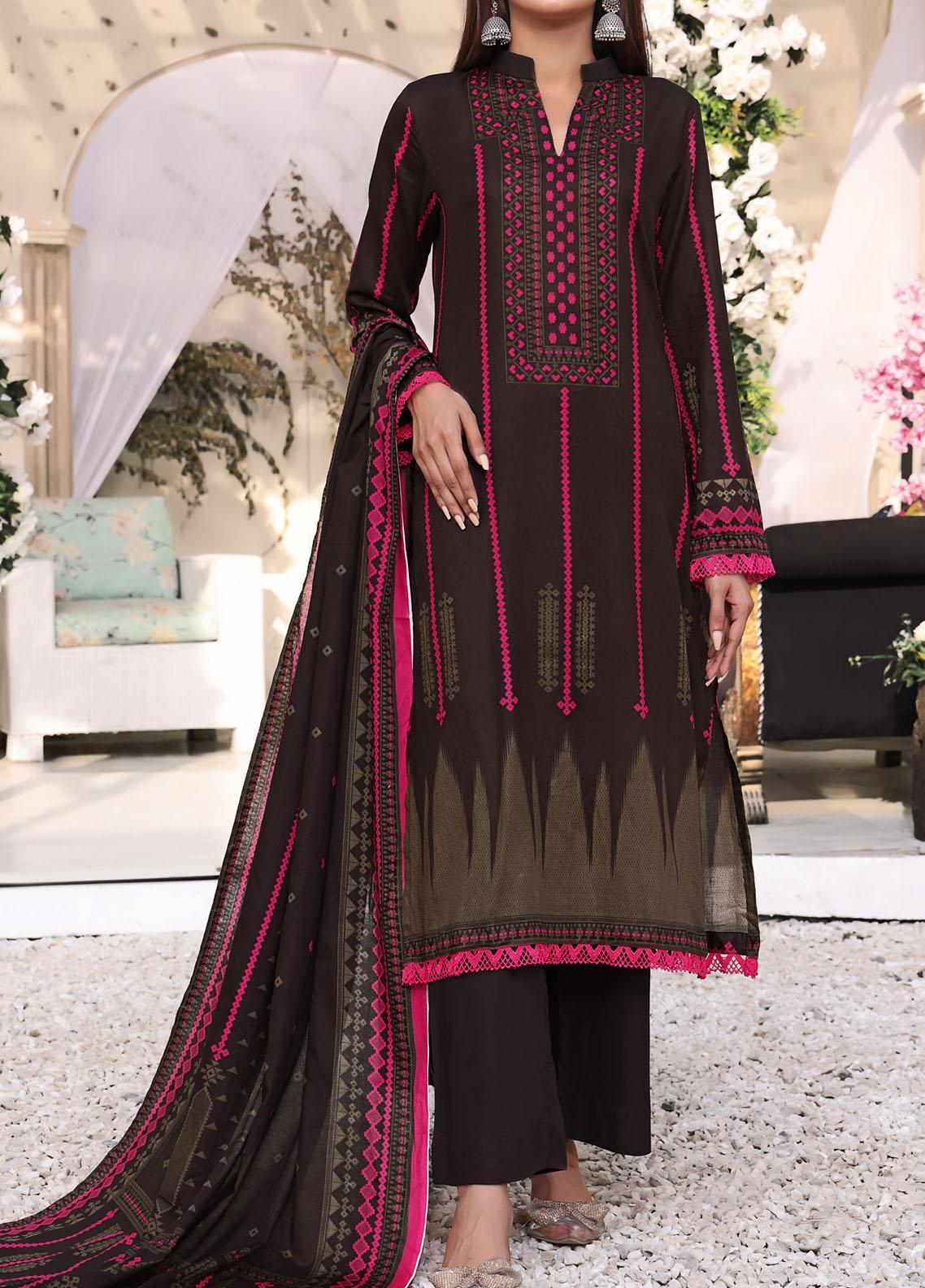 VS Signature Printed Lawn Suits Unstitched 3 Piece VS23-D905-A
