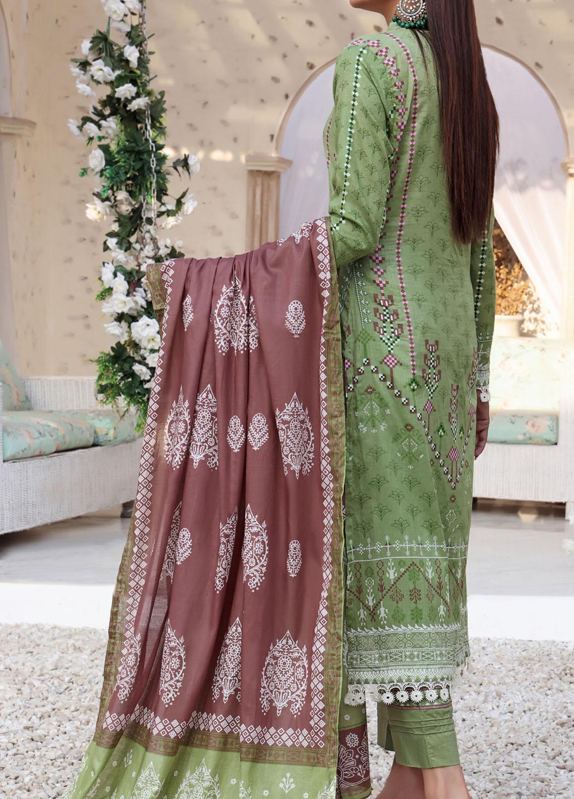 VS Signature Printed Lawn Suits Unstitched 3 Piece VS23-D906-A
