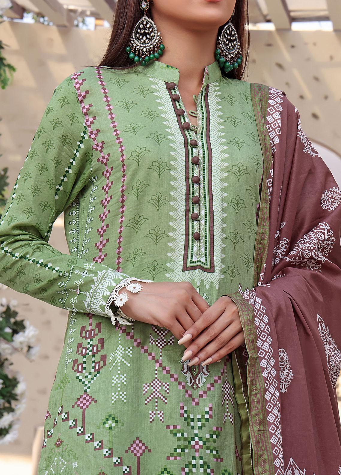 VS Signature Printed Lawn Suits Unstitched 3 Piece VS23-D906-A