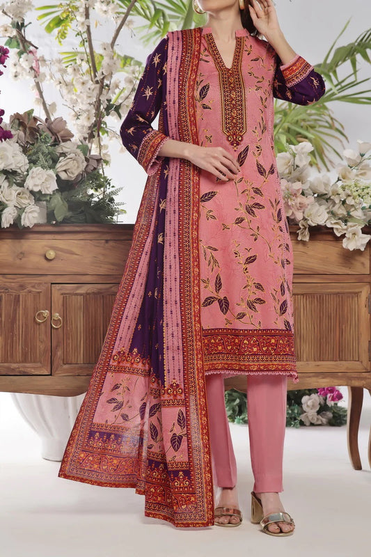 Daman By VS Textiles Printed Lawn Suits Unstitched 3 Piece VS24-D1 2909-A - Summer Collection