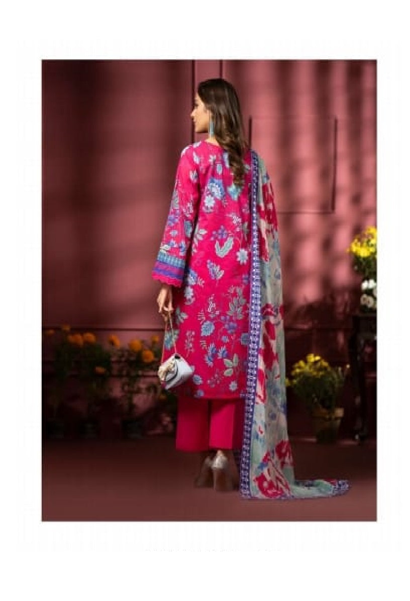 Pairoz by GJC Printed Lawn 3 piece Unstitched dress - PGJ-A09