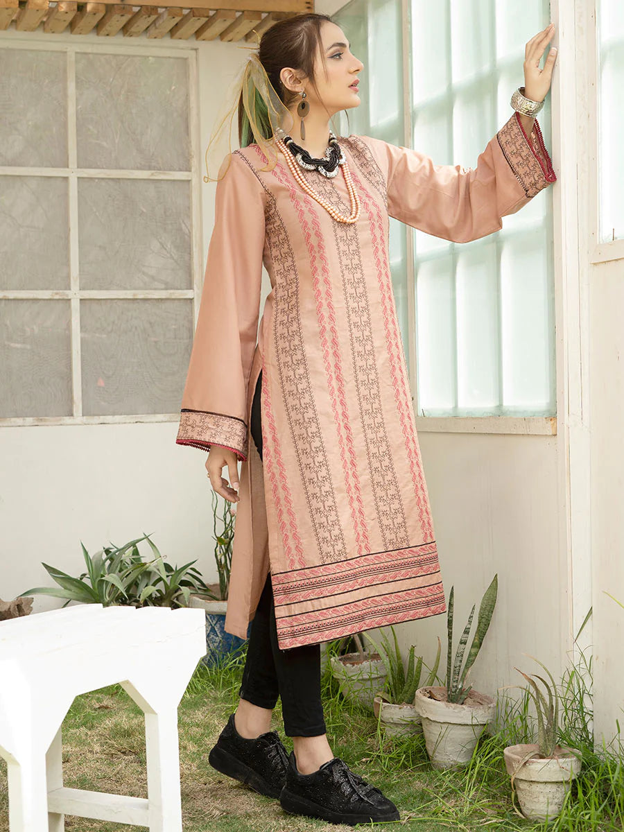 Nisha by Aalaya Embroidered Lawn Unstitched Shirt NEK- D09