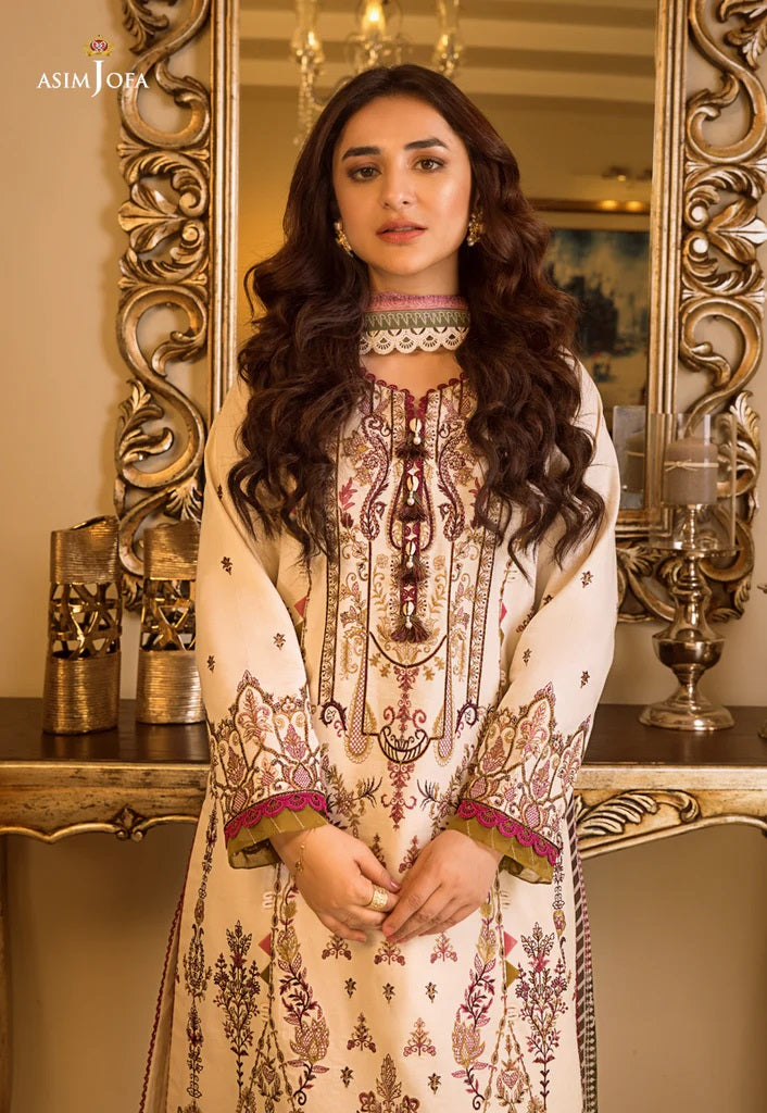 Rania by Asim Jofa Embroidered Lawn Suits Unstitched 3 Piece AJRP-09