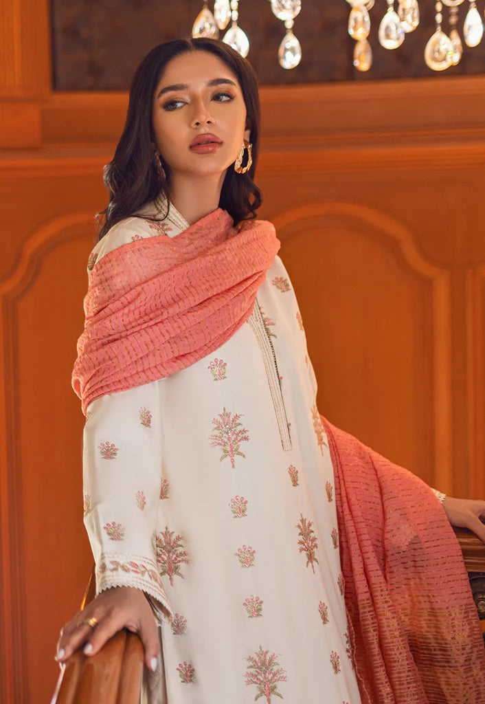Essential By Asim Jofa Embroidered Lawn Suit Unstitched 3 Piece AJP-09