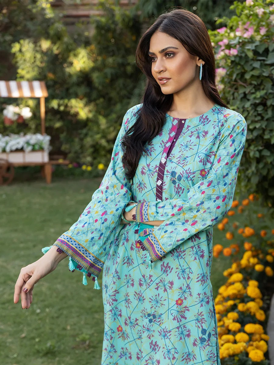 Mehr Digital Printed Lawn Shirt 1 piece unstitched - 23DA-009UT