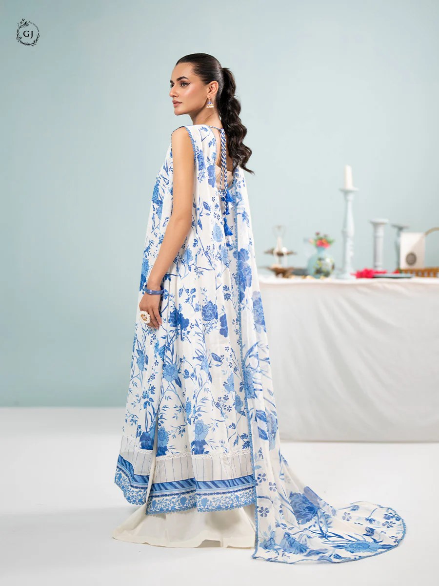 Orchid by Gull Jee Chikankari Lawn 3 Piece Unstitched Dress - GORC2401A6