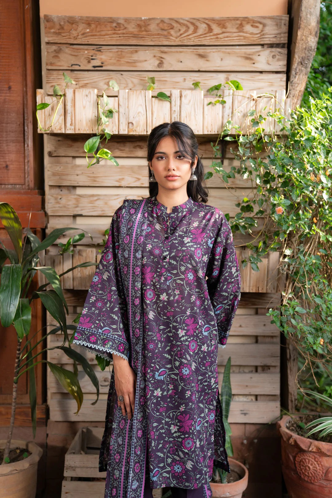 Beena by Beyond Printed Lawn 3 Piece Unstitched Dress - WUE154520