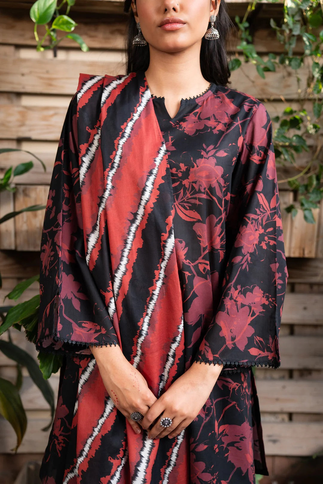 Beena by Beyond Printed Lawn 3 Piece Unstitched Dress - WUE154547
