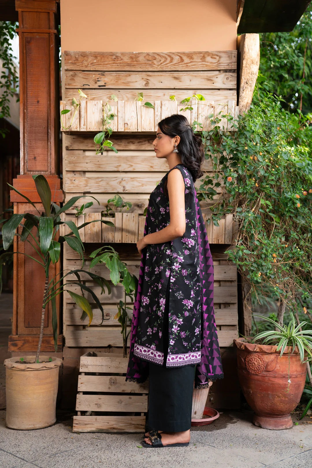 Beena by Beyond Printed Lawn 3 Piece Unstitched Dress - WUE154545