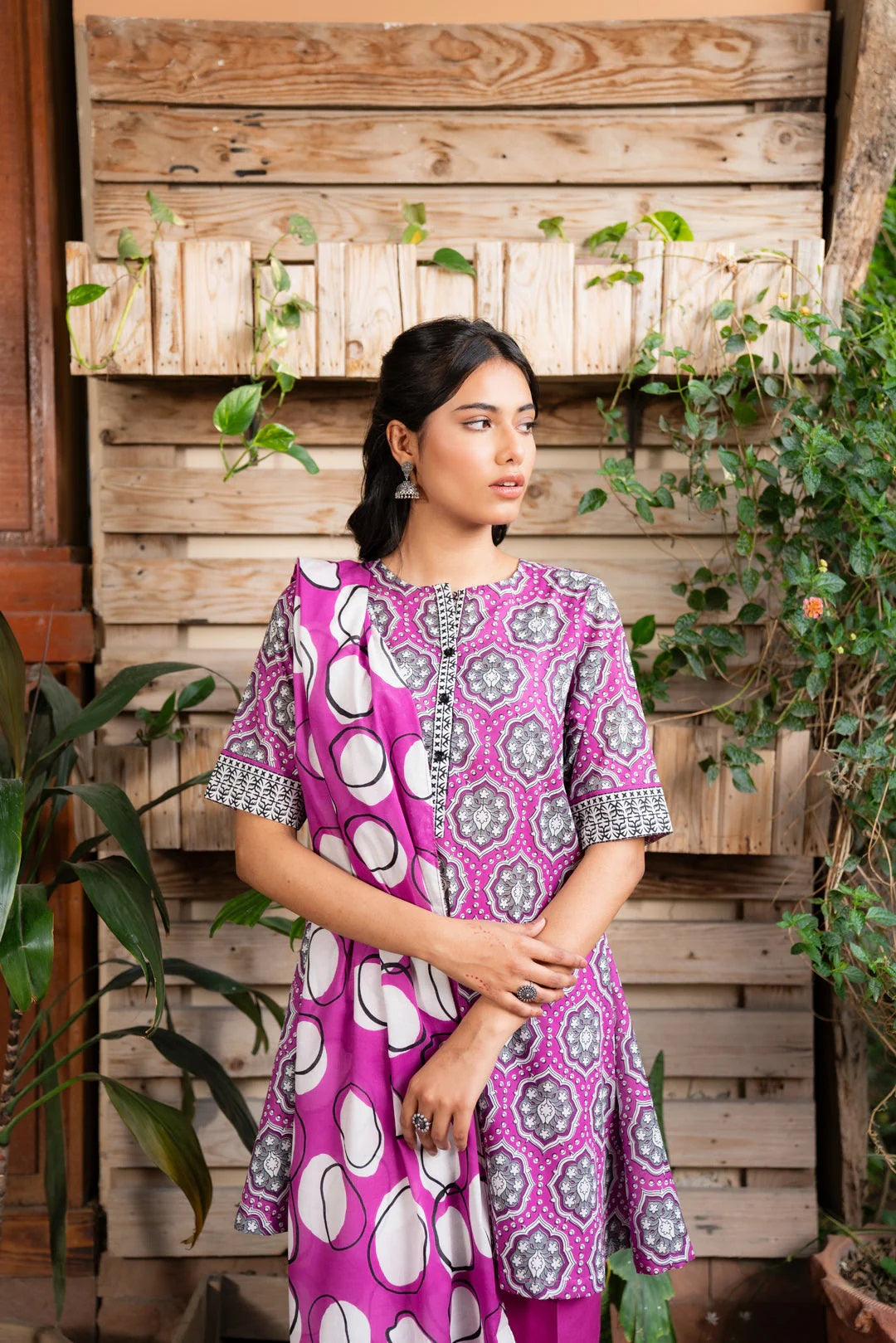 Beena by Beyond Printed Lawn 3 Piece Unstitched Dress - WUE154543