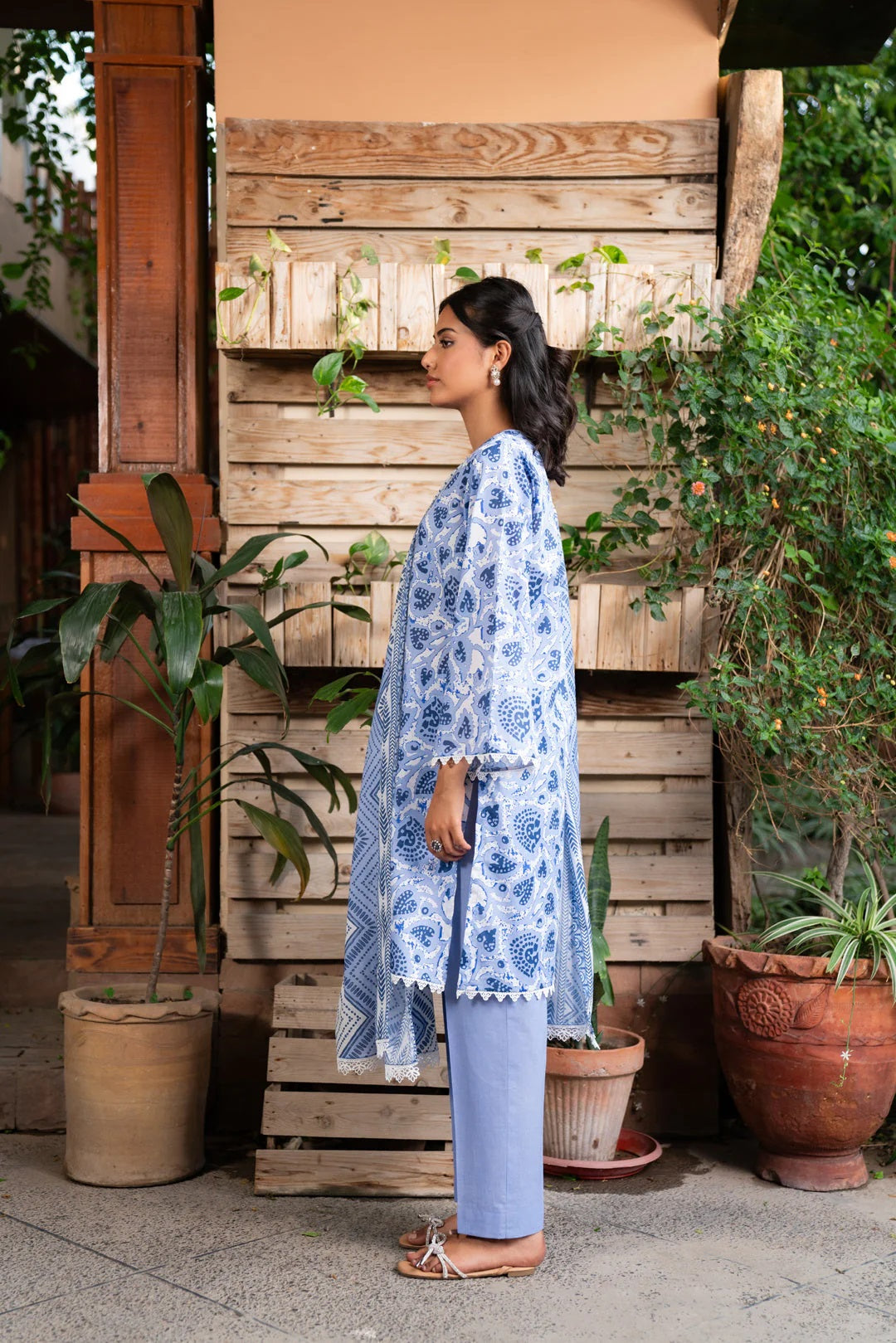 Beena by Beyond Printed Lawn 3 Piece Unstitched Dress - WUE154541