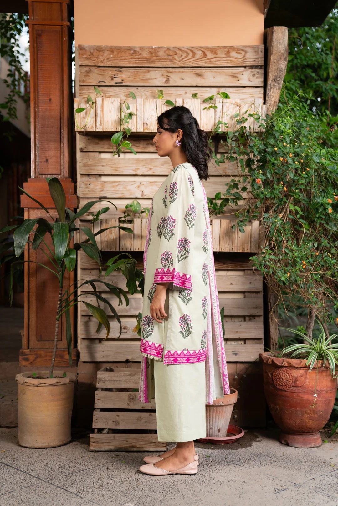 Beena by Beyond Printed Lawn 3 Piece Unstitched Dress - WUE154549
