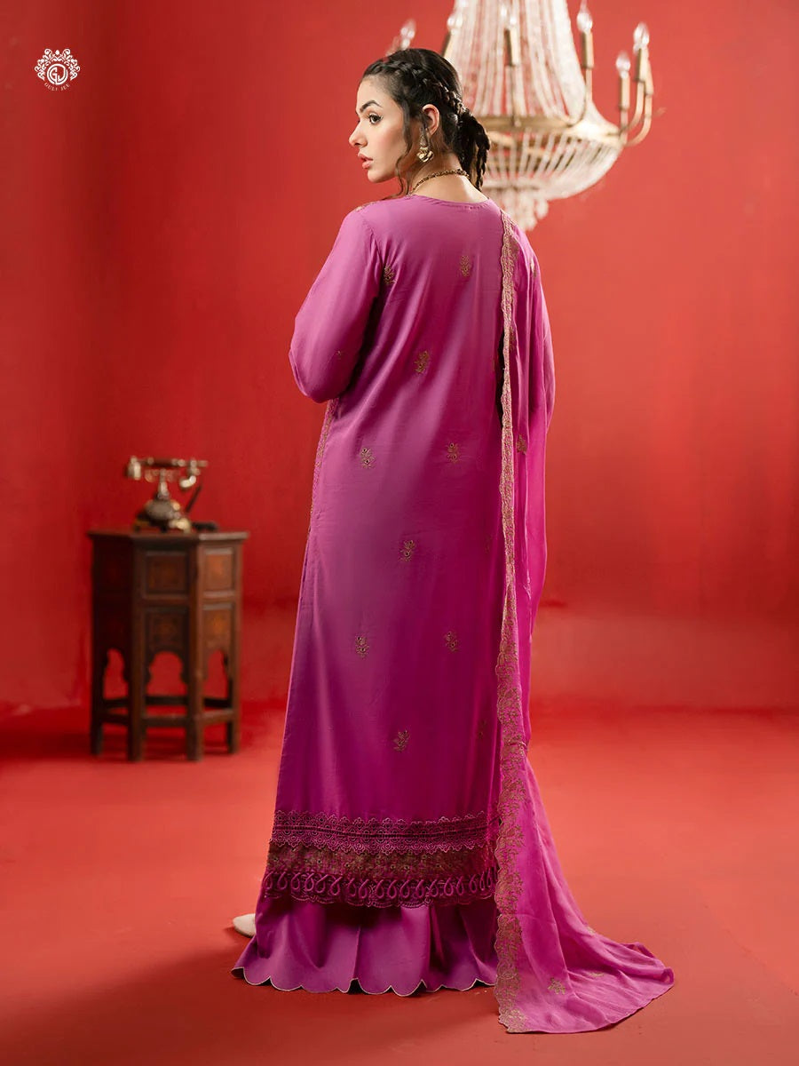 BELLA BREEZ EMBROIDERED LAWN UNSTITCHED 3 PIECE SUIT - GBB2401A2