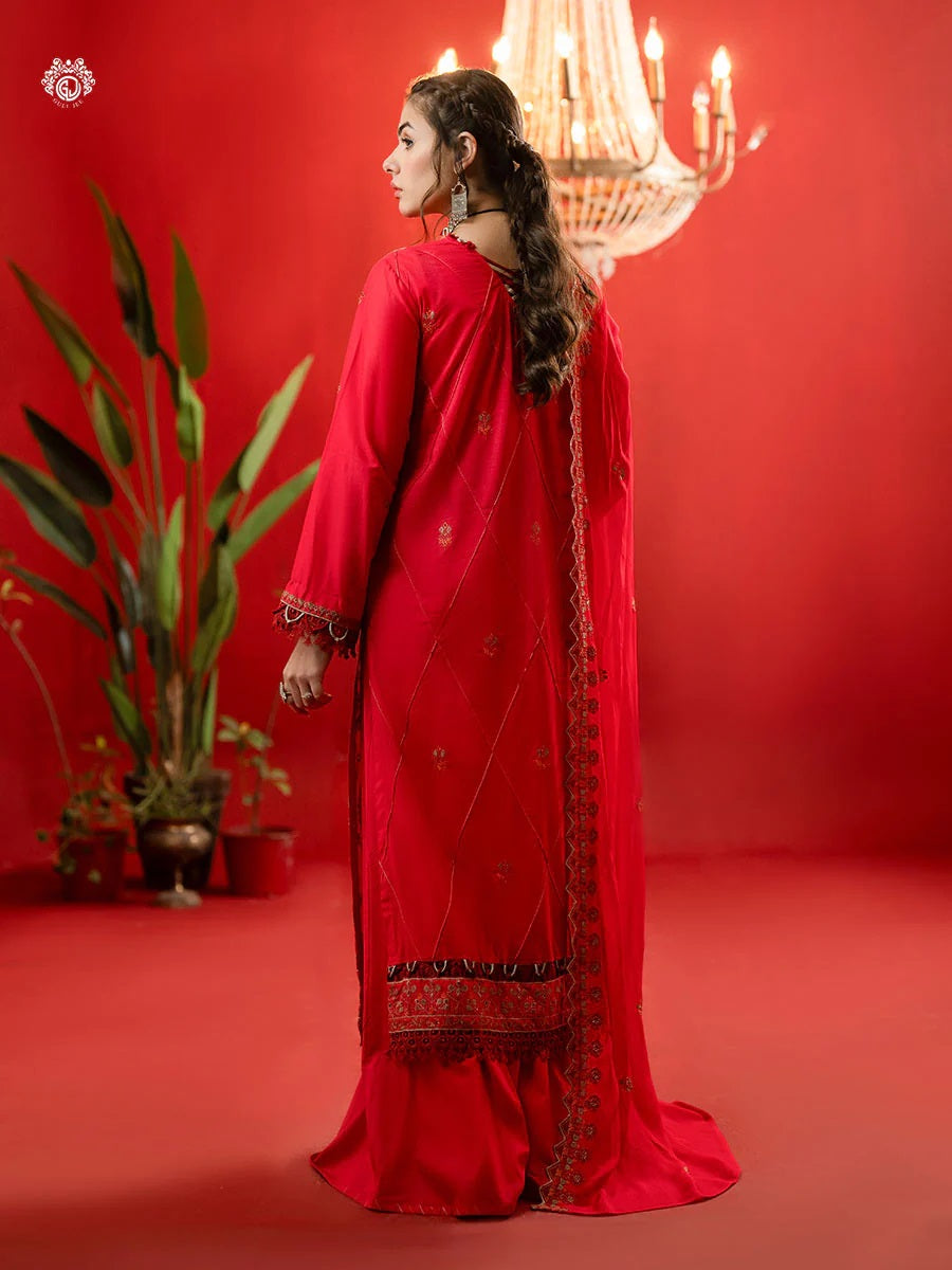BELLA BREEZ EMBROIDERED LAWN UNSTITCHED 3 PIECE SUIT - GBB2401A6