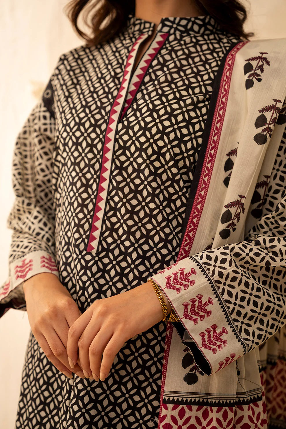 Zellbury 2pc Printed Lawn Shirt Dupatta - WUS25X20090 Unstitched