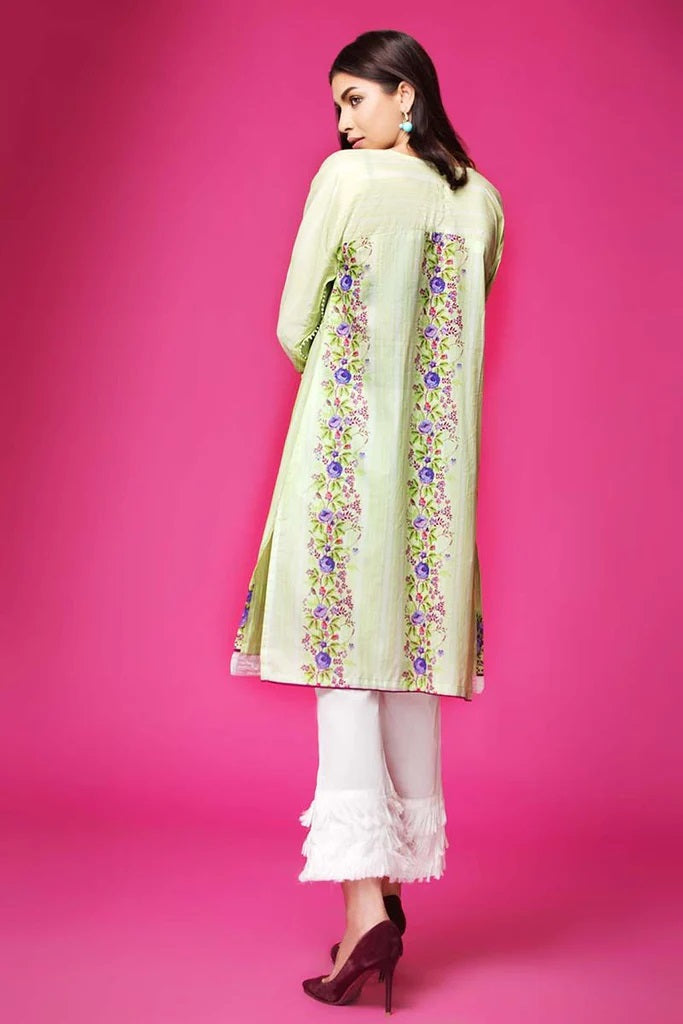 Gul Ahmed Embroidered Lawn 1 Piece Unstitched Shirt SL-418A
