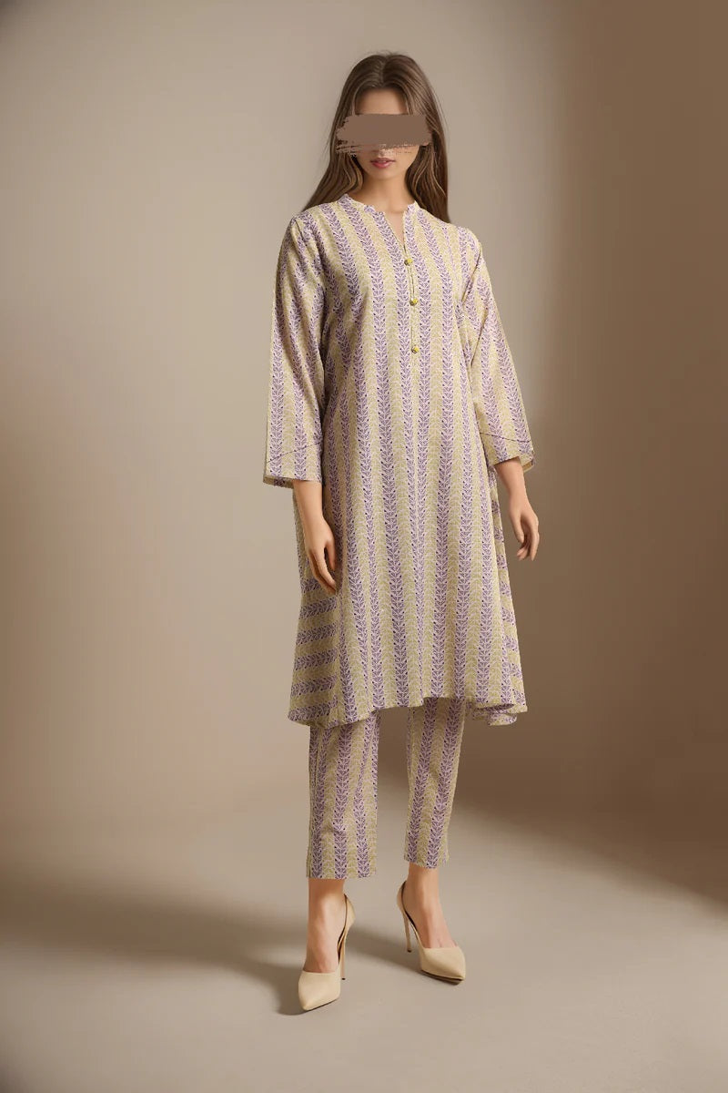 Saya Printed Khaddar Stitched 2 Piece (Shirt / Trouser) SP-4382