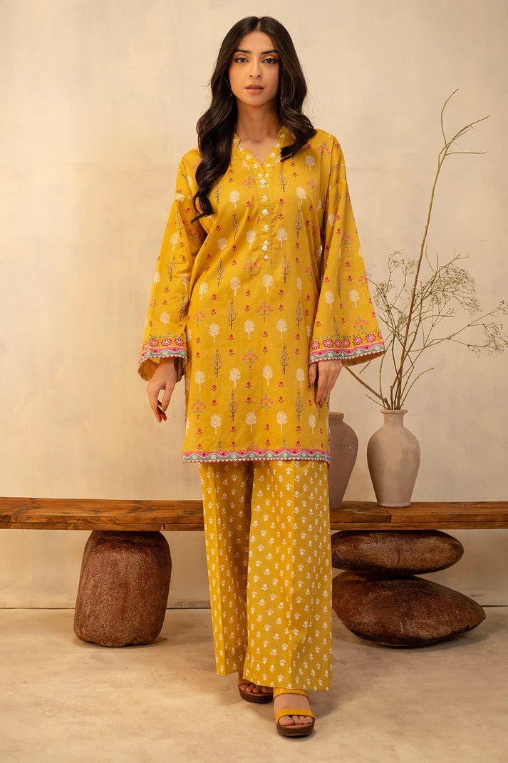 Zellbury 2pc Printed Lawn Shirt Trouser - WUS25X20019 Unstitched