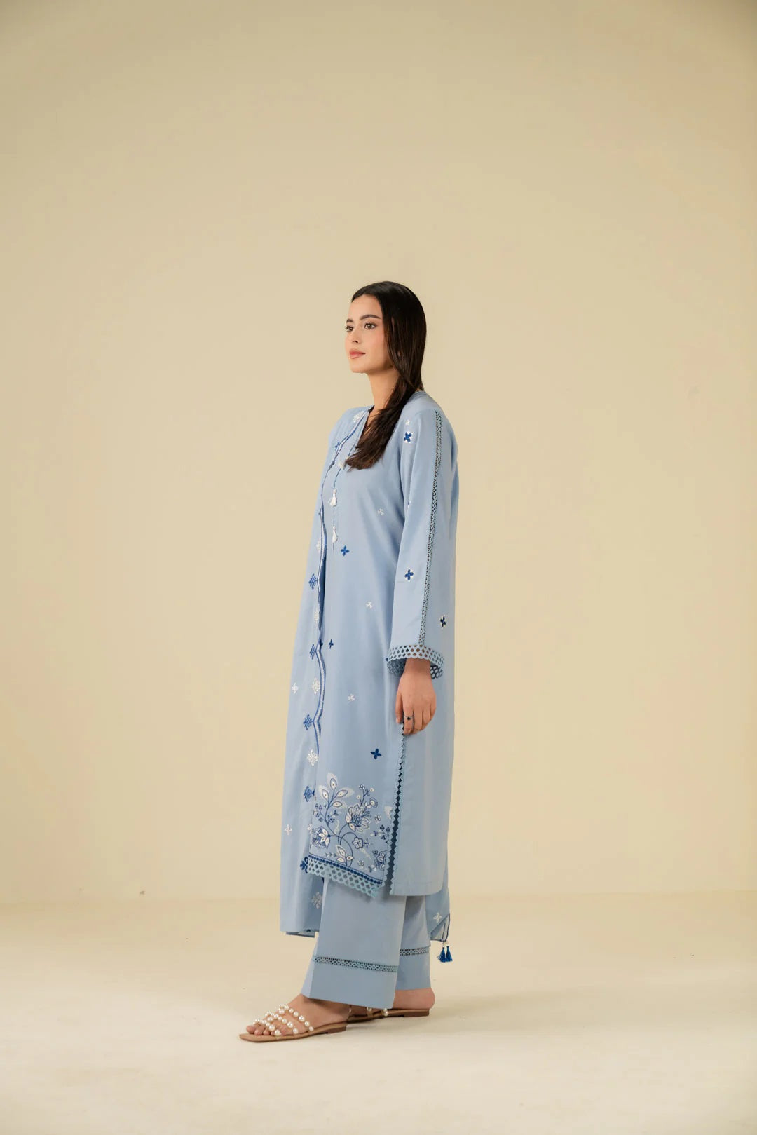 Beena by Beyond Embroidered Lawn 3 Piece Unstitched Dress - WUE-154521