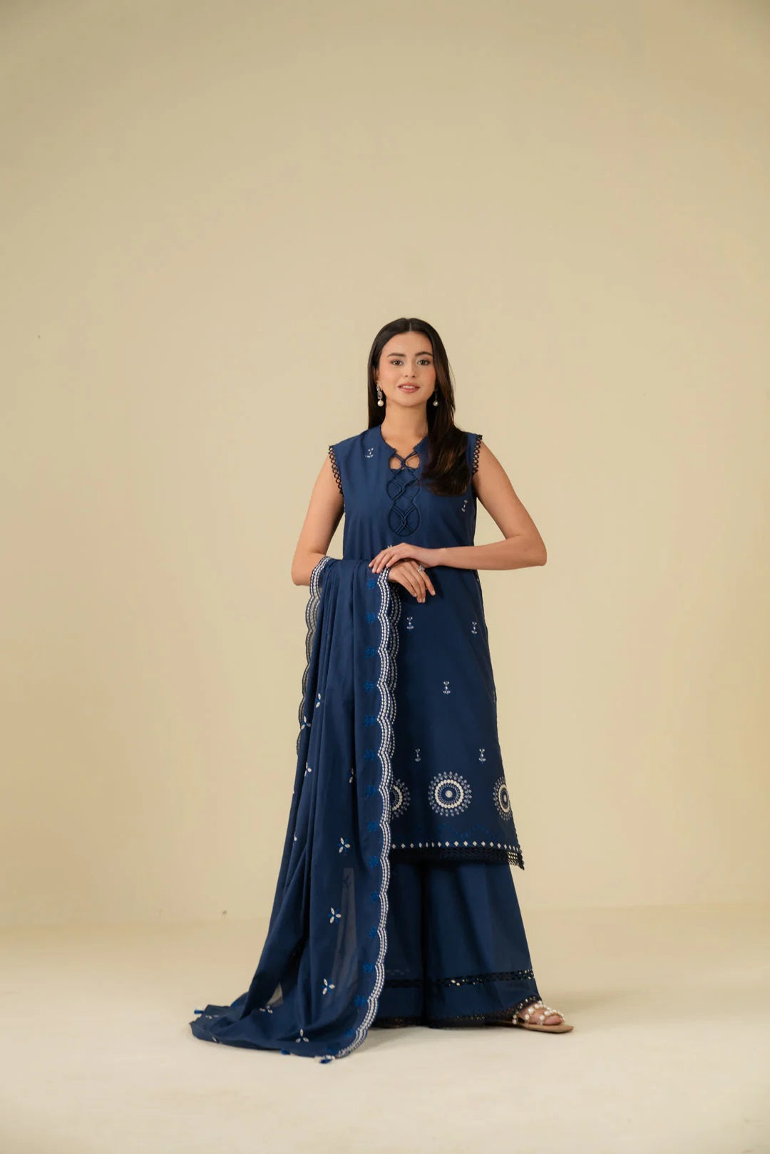 Beena by Beyond Embroidered Lawn 3 Piece Unstitched Dress - WUE-154524