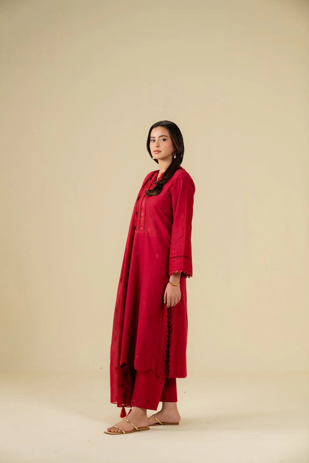 Beena by Beyond Embroidered Lawn 3 Piece Unstitched Dress - WUE-154528
