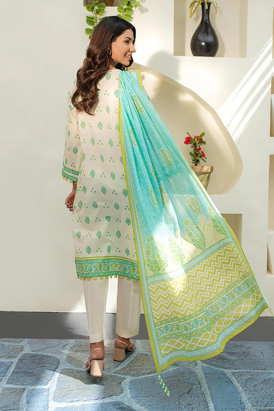 Zellbury Printed Lawn Unstitched 2 Piece Dress - WUS24X21159 Summer Essential