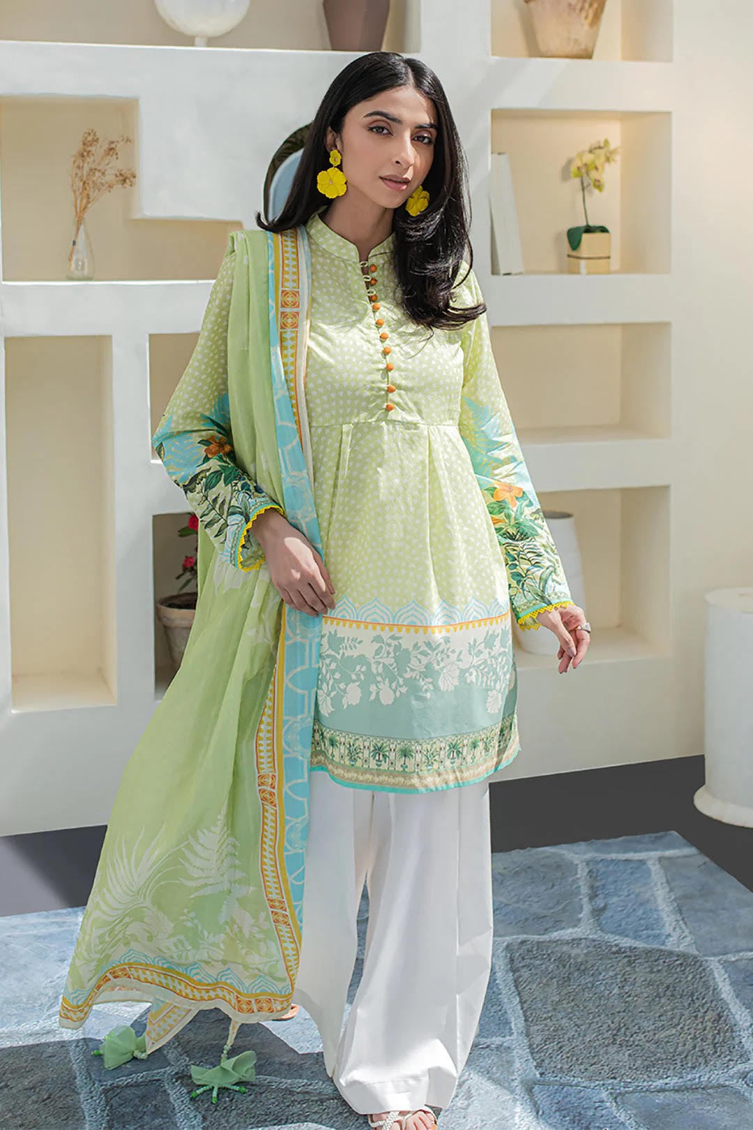 Zellbury Printed Lawn Unstitched 2 Piece Dress - WUS24X21646 Summer Essential