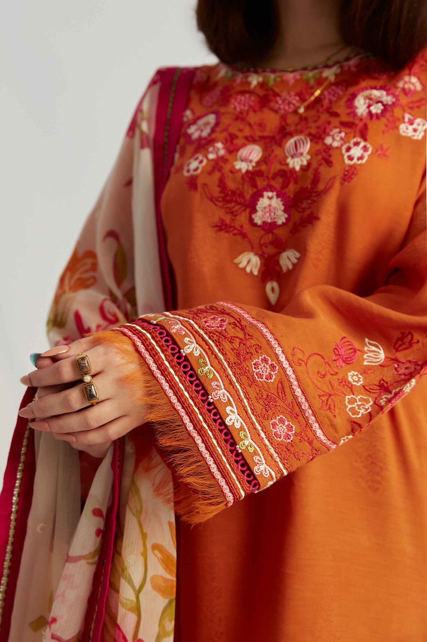 Coco by Zara Shahjahan Embroidered Lawn Suits Unstitched 3 Piece ZCE23-10B
