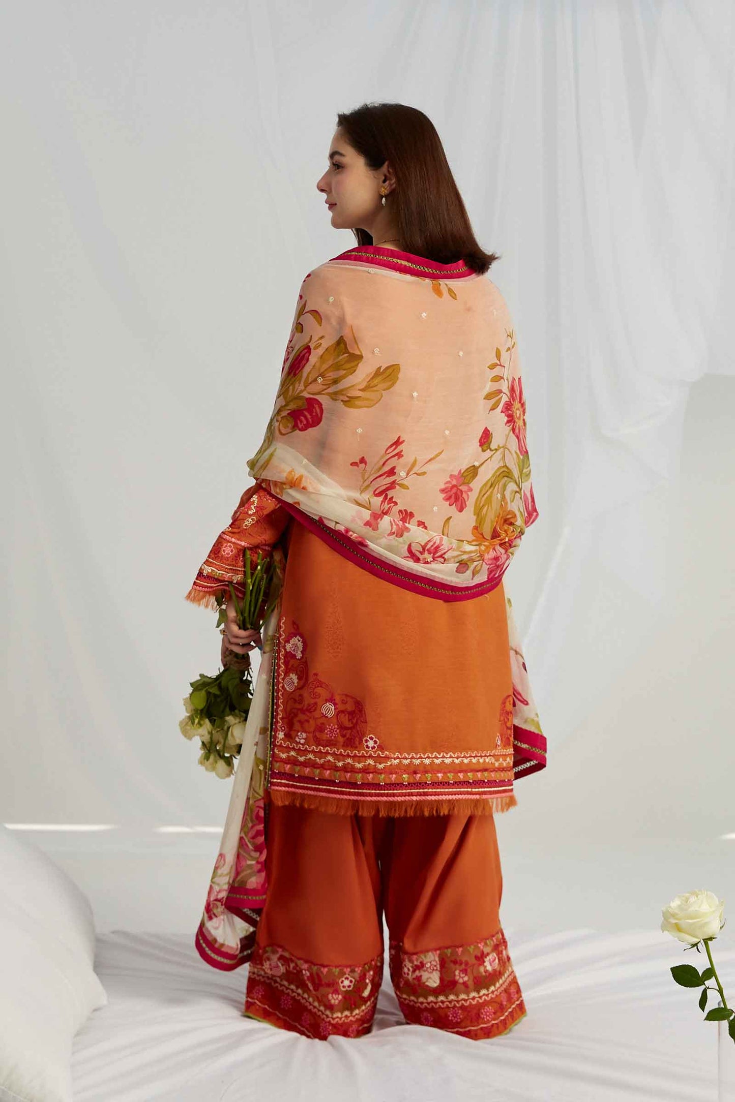 Coco by Zara Shahjahan Embroidered Lawn Suits Unstitched 3 Piece ZCE23-10B