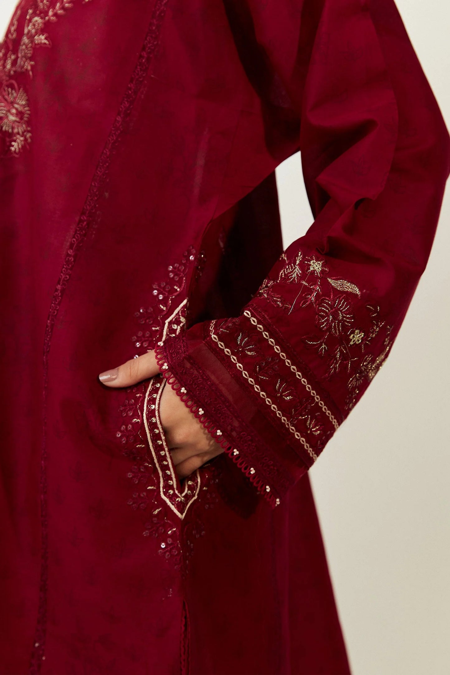 Coco by Zara Shahjahan Embroidered Lawn Suits Unstitched 3 Piece ZCE23-1A