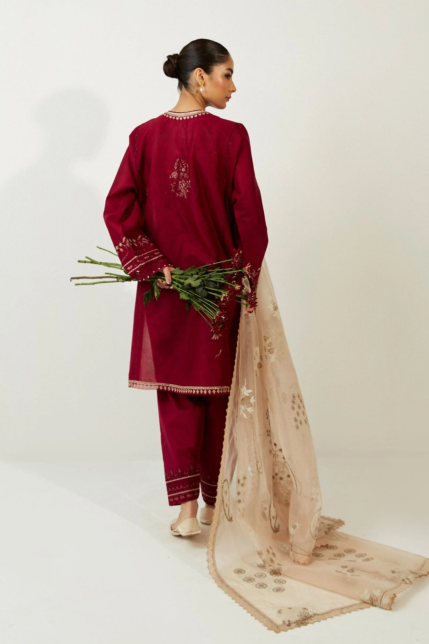 Coco by Zara Shahjahan Embroidered Lawn Suits Unstitched 3 Piece ZCE23-1A