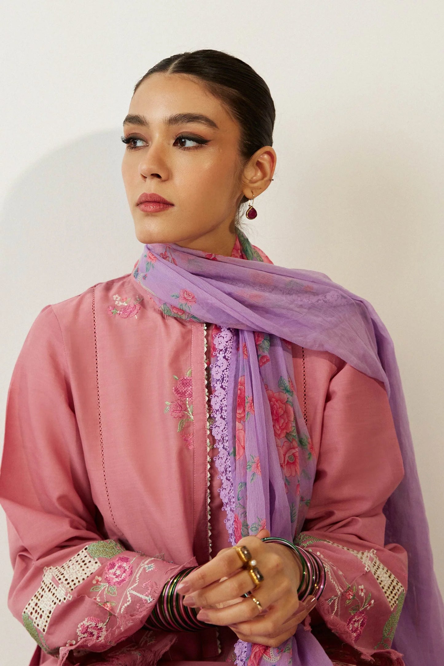 Coco by Zara Shahjahan Embroidered Lawn Suits Unstitched 3 Piece ZCE23-2B