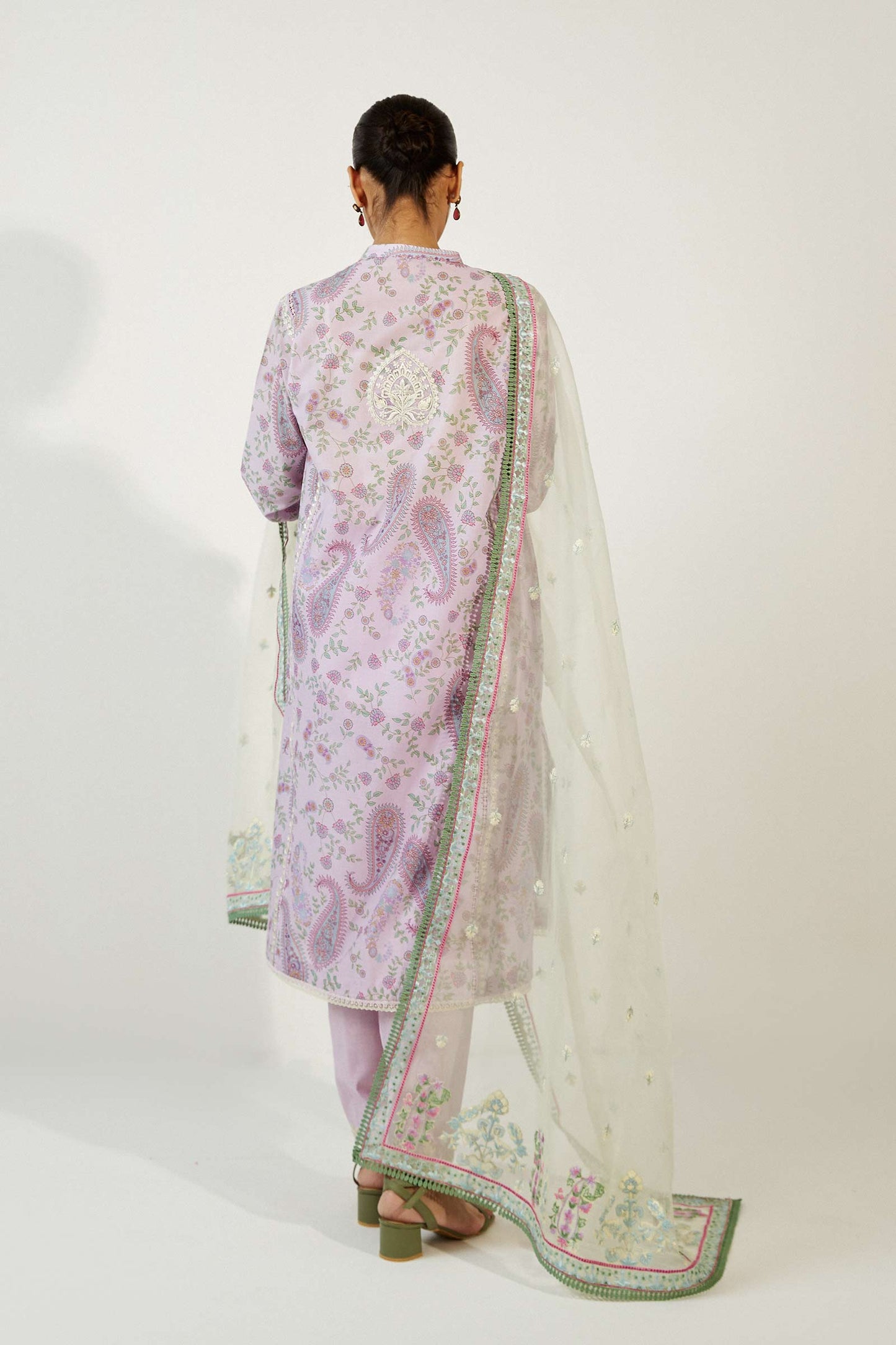 Coco by Zara Shahjahan Embroidered Lawn Suits Unstitched 3 Piece ZCE23-3A