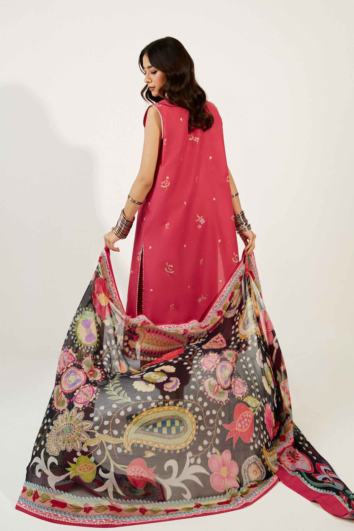 Coco by Zara Shahjahan Embroidered Lawn Suits Unstitched 3 Piece ZCE23-4A