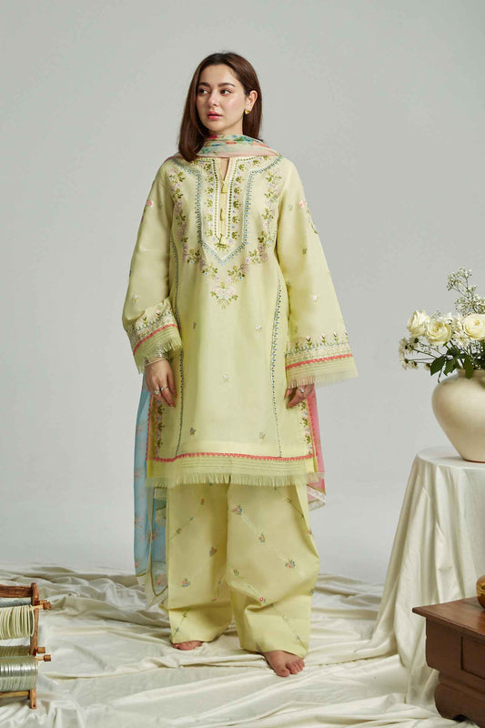 Coco by Zara Shahjahan Embroidered Lawn Suits Unstitched 3 Piece ZCE23-6B