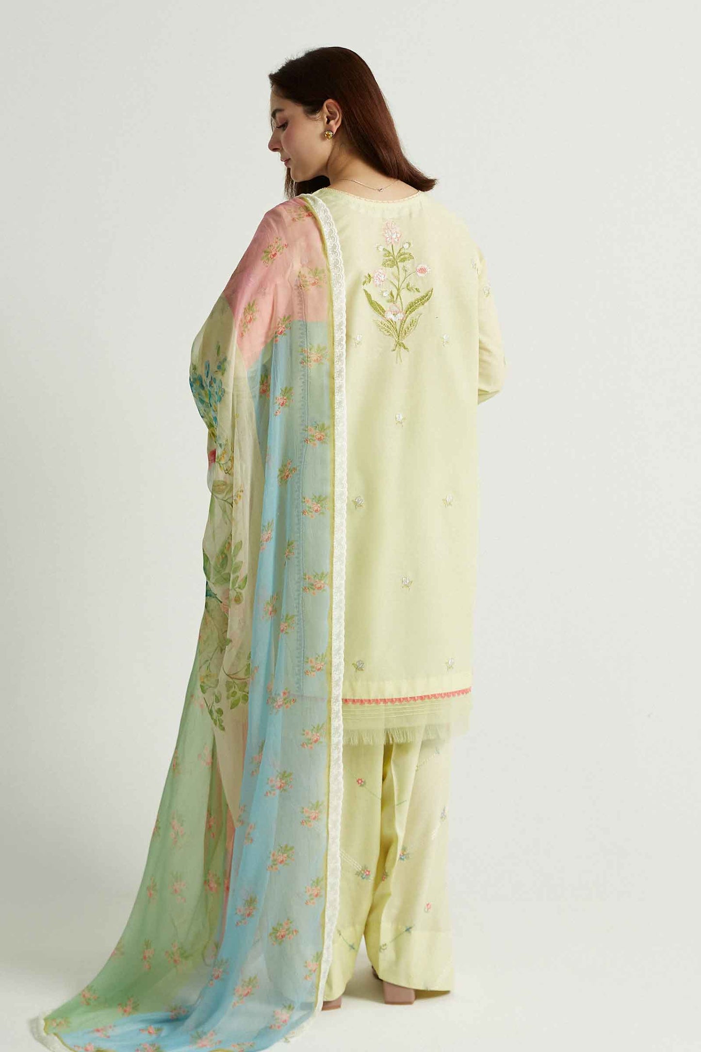 Coco by Zara Shahjahan Embroidered Lawn Suits Unstitched 3 Piece ZCE23-6B