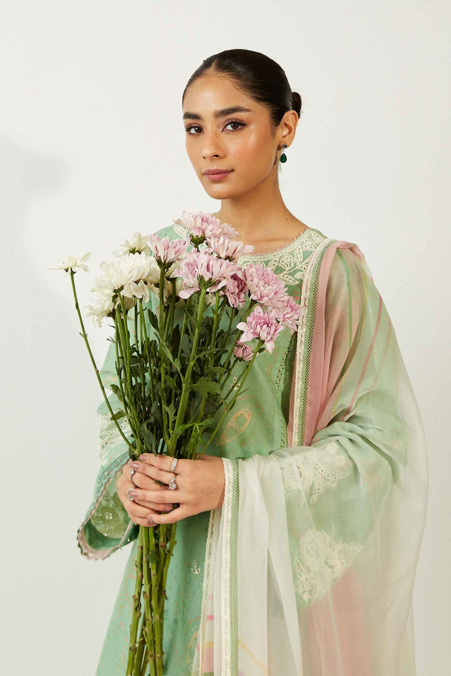 Coco by Zara Shahjahan Embroidered Lawn Suits Unstitched 3 Piece ZCE23-9A