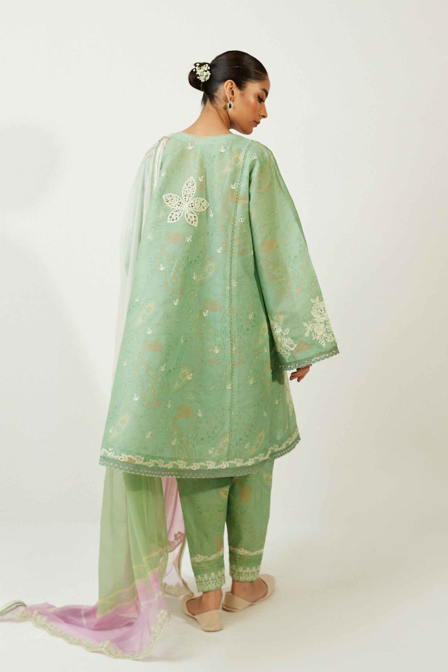 Coco by Zara Shahjahan Embroidered Lawn Suits Unstitched 3 Piece ZCE23-9A