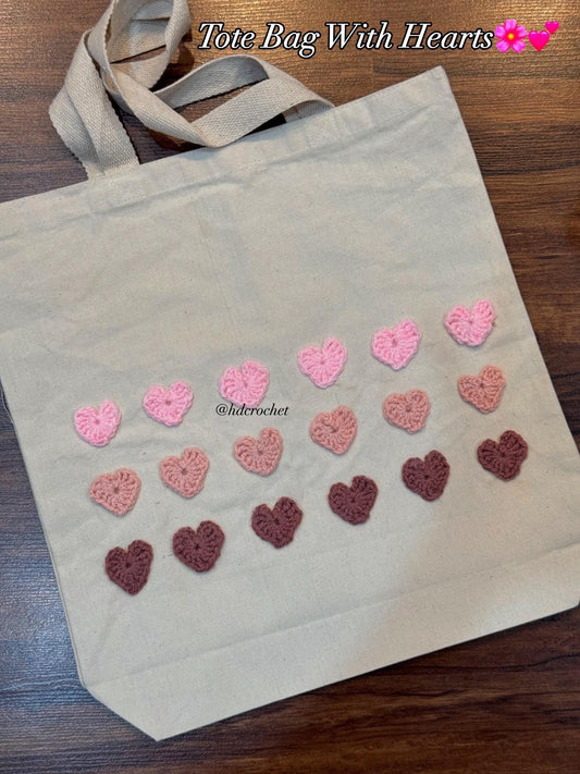Tote Bags with Hearts