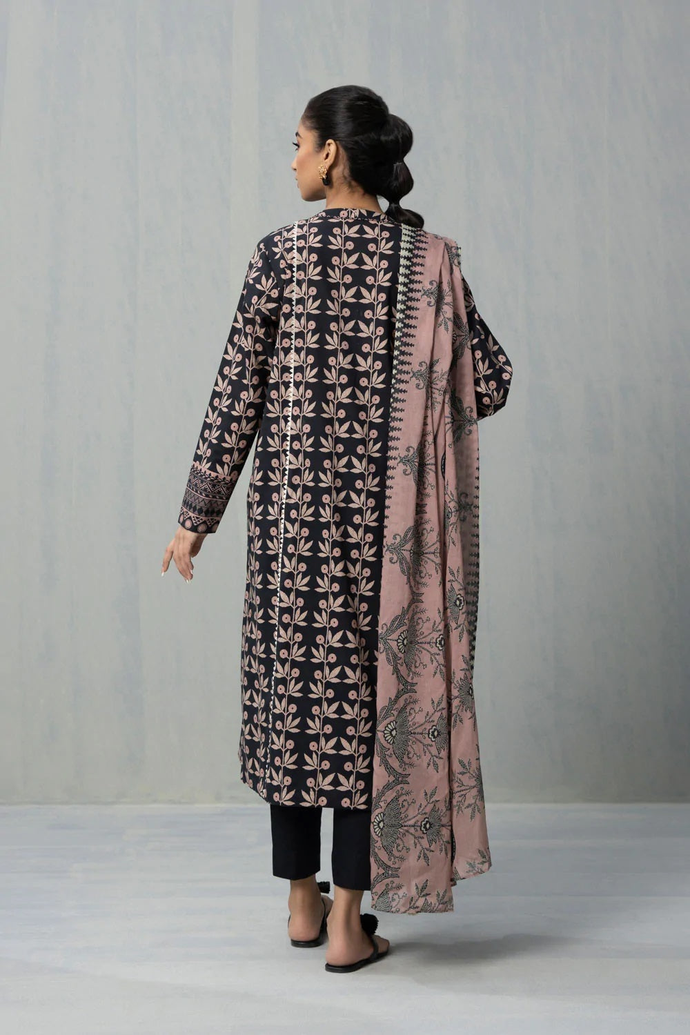 Sapphire Intermix Printed Cotton Unstitched 3 Piece Suit U3-PP22V5-2