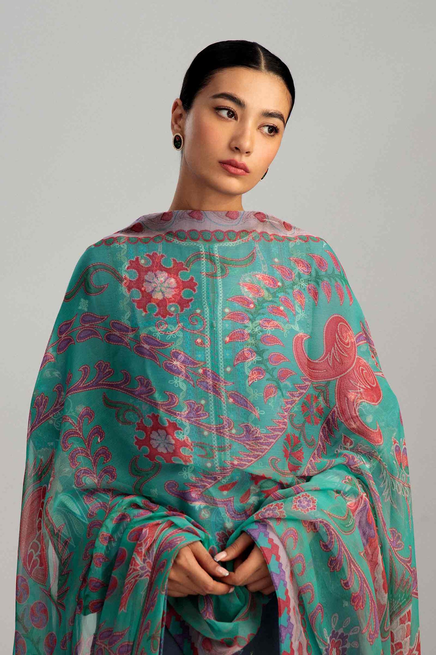 Coco by Zara Shahjahan Embroidered Lawn Suits Unstitched 3 Piece Z23-10A