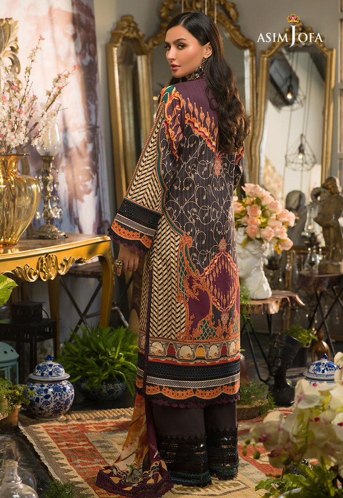 Rania By Asim Jofa Embroidered Lawn Suits Unstitched 3 Piece AJPR-10