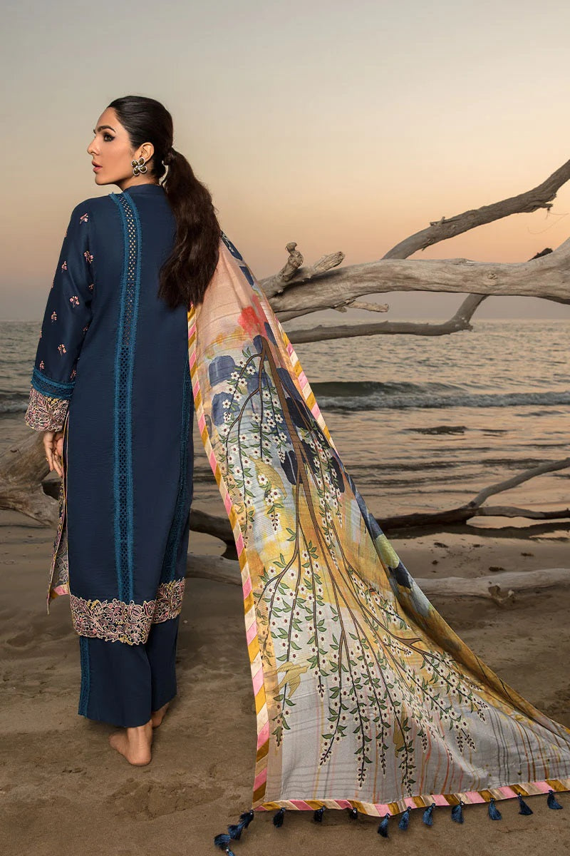 Florence By Rang Rasiya Embroidered Lawn Suits Unstitched 3 Piece RRF-10 Heather